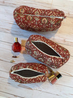 Magic Maroon Nested Pouch