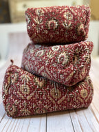 Magic Maroon Nested Pouch