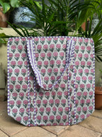 Amer Blooms Tote Bag