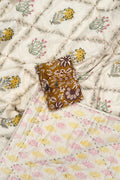 Parijat Hand Block Printed Jaipuri Quilt