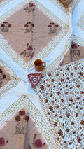 Suhasini Hand Block Printed Jaipuri Quilt