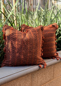 Sculpted Twill Throw Pillow Cover, Set of 2