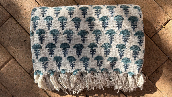 Indigo Grove Throw Blanket