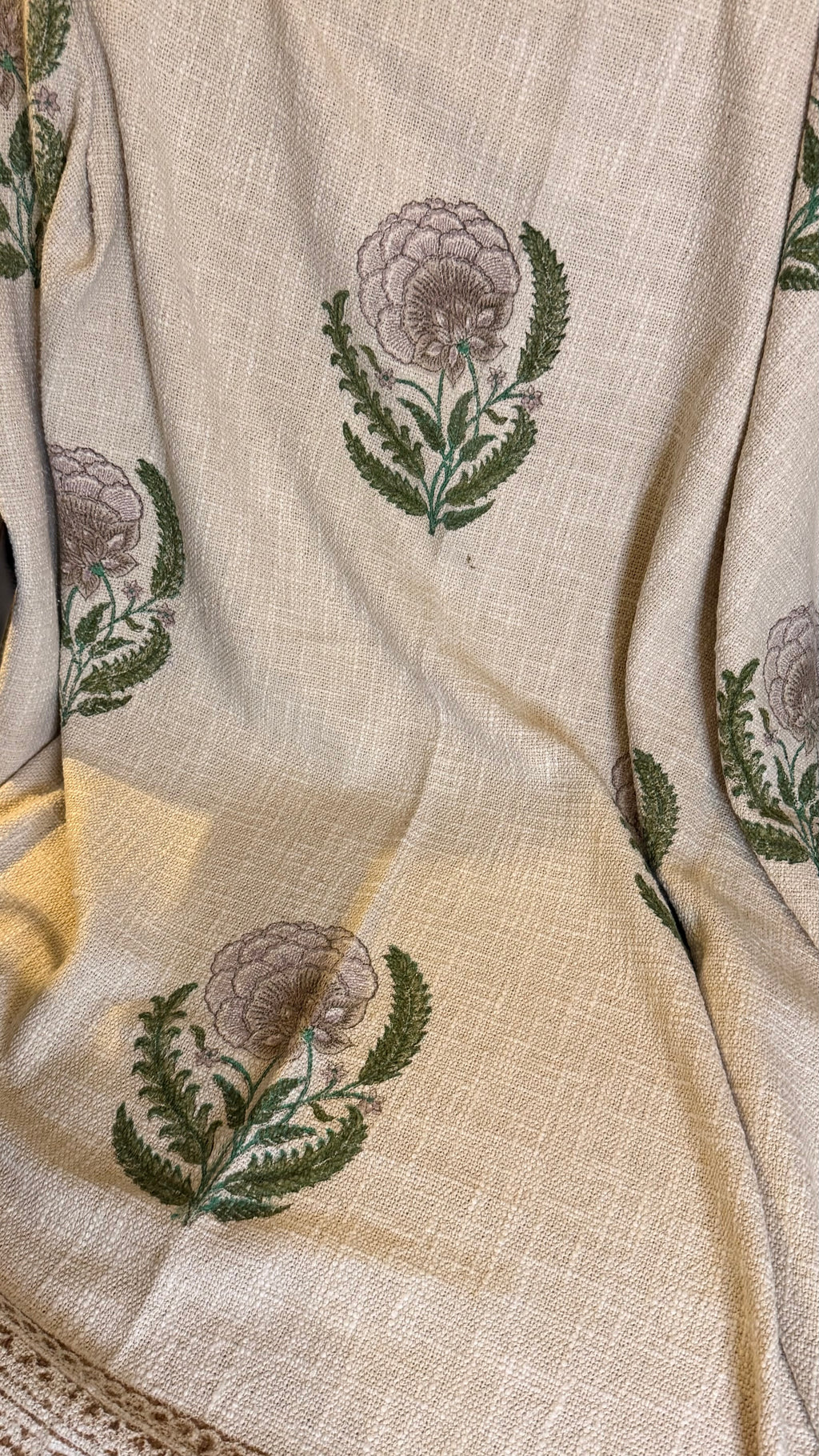 Peony Poise Throw Blanket