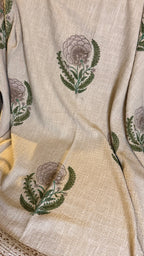 Peony Poise Throw Blanket