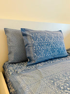 Bagru Print Bedsheet Set - DewDropHues