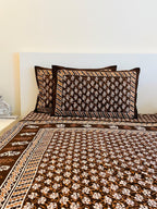 Bagru Print Bedsheet Set - DewDropHues