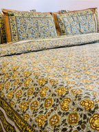 Floral Kaleidoscope Bedsheet Set