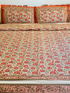 Floral Kaleidoscope Bedsheet Set