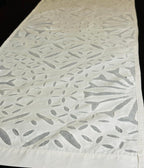Ethereal White Cutwork Runner