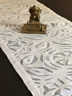 Ethereal White Cutwork Runner