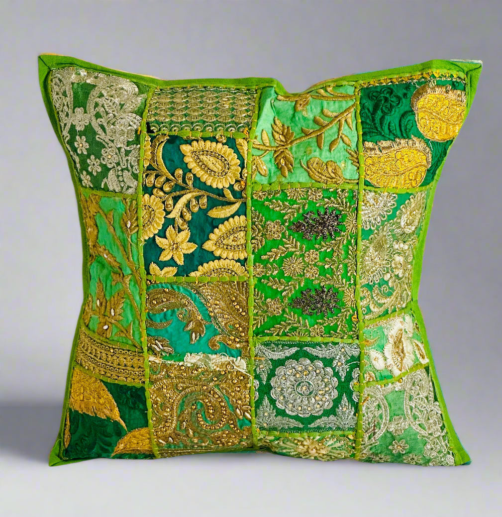 Evergreen Harmony Throw Pillow Cover