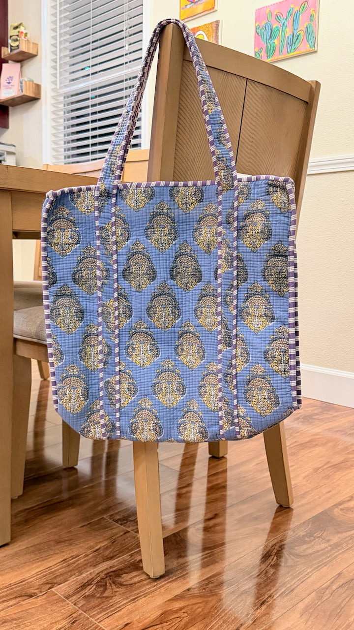 The Blue Bliss Chippa Tote