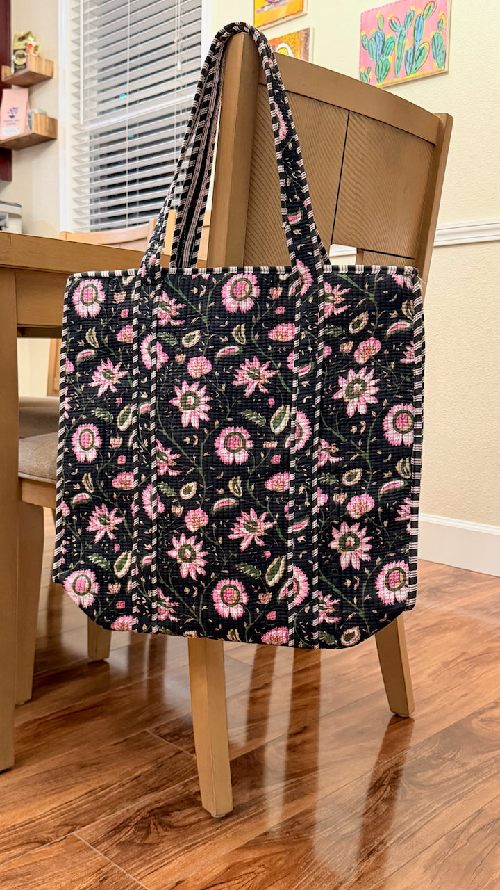 The Midnight Bloom Chippa Tote