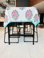 Serene Lotus Square Table Cloth - DewDropHues