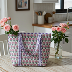 Amer Blooms Tote Bag